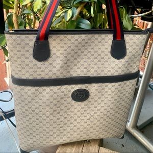 Vintage Gucci supreme tote
